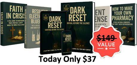 Dark Reset complete survival system with bonuses and $37 offer.